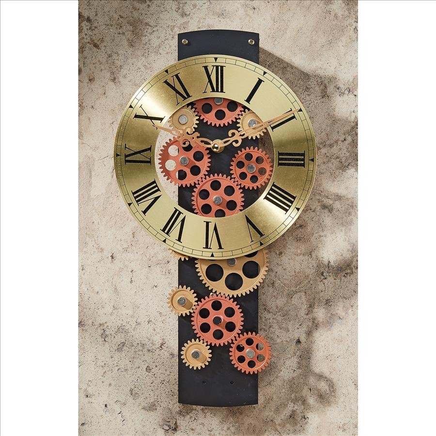 Cogs And Gears Mechanical Wall Clock Clock Gift