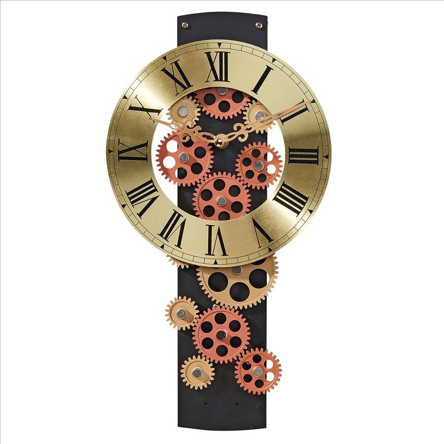 Cogs And Gears Mechanical Wall Clock Clock Gift