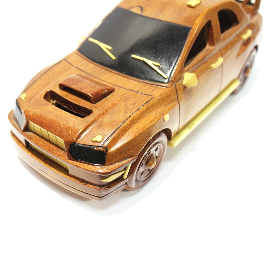 Subaru Wooden Car Scale Model Wooden Hand Carved
