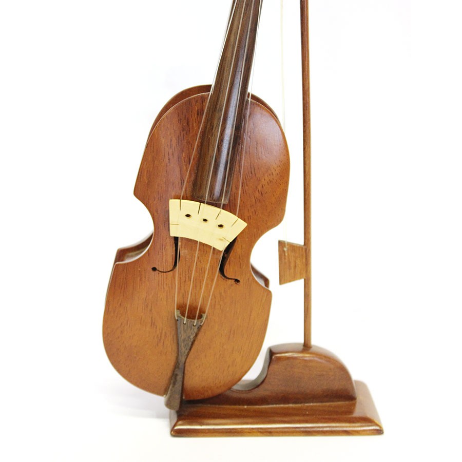 Wooden Violin Model Mahogany Wood Design