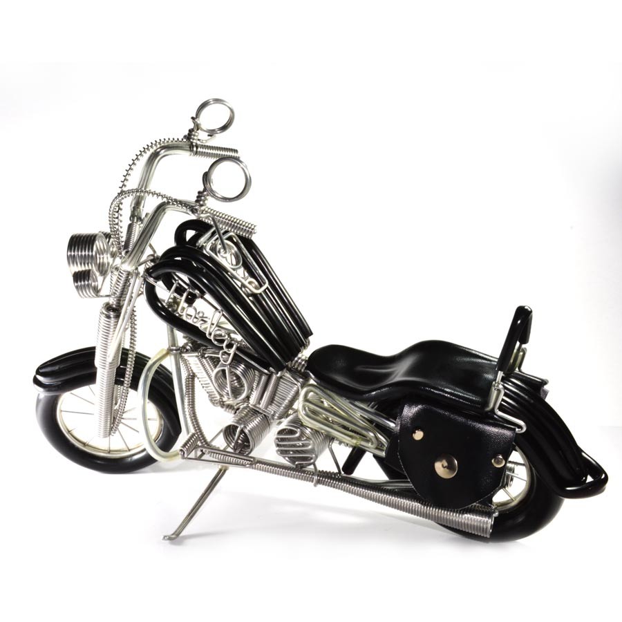 Wire Art Motorcycle : Harley-Davidson, Handmade Aluminium Wire Art