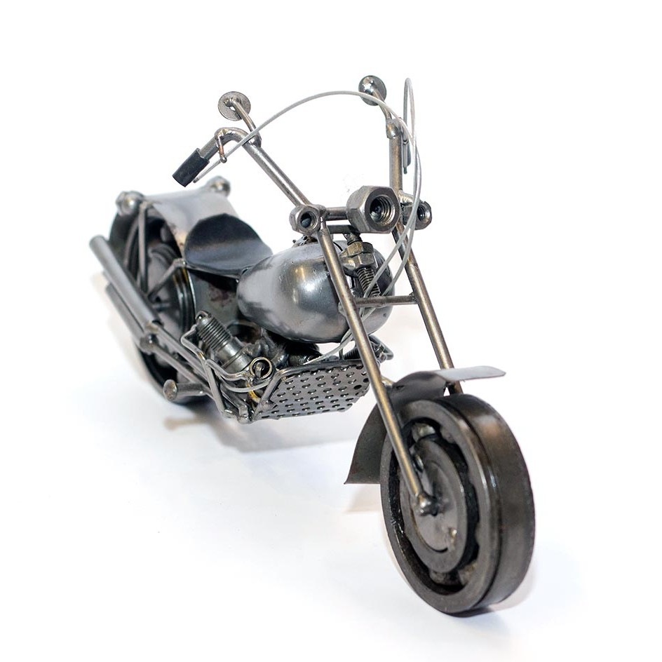 Harley Davidson : Motorcycle Model 30cm Metal Sculpture ...