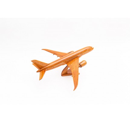 Boeing 787 Solid Mahogany wooden airplane model (small)