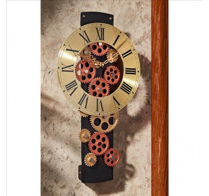 Cogs And Gears Mechanical Wall Clock