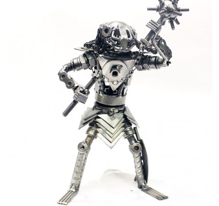 Predator Sculpture : Scrap Metal art Sculpture model (set 5)