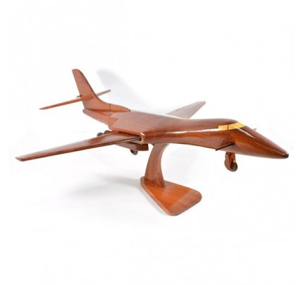 Boeing: B-1 Bomber Lancer Model Plane - kiln-dried Mahogany