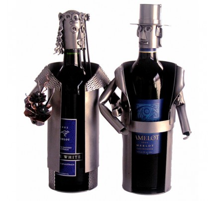 Bride & Groom Wine Bottle Holder