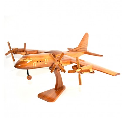 Lockheed C-130 Hercules Mahogany Wood Aircraft wooden model (small)