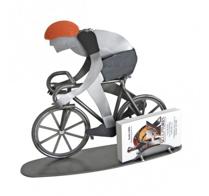 Bicycle Rider Business Card Holder