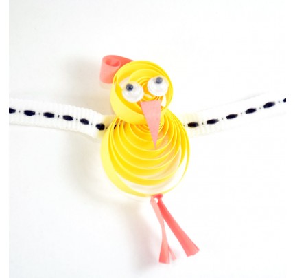 Handmade Kids Paper Quilling Rakhi For The Lil Cute One