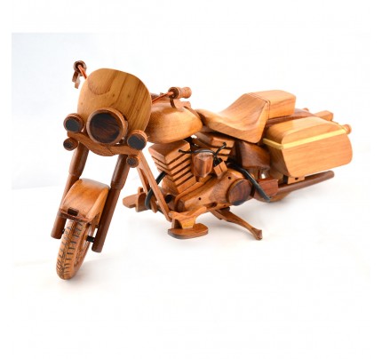 Harley Davidson Police (Cop) Wooden Motorcycle Model