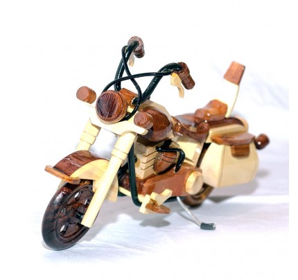 Harley Davidson Wooden Motorcycle Model : Desk Model (2 colors)