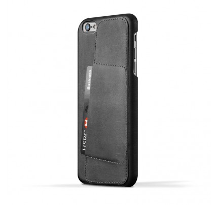 Leather Wallet Case 80° for iPhone 6(s) Plus - Black