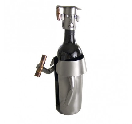 Male Graduate Wine Bottle Holder