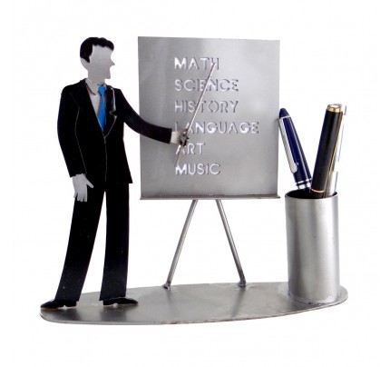 Male Teacher Pen Holder