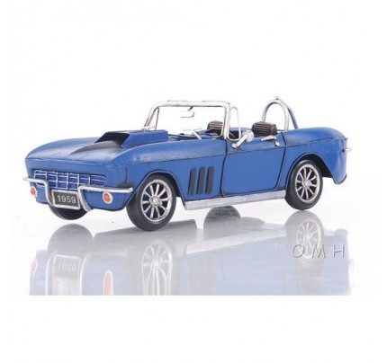 Blue Chevrolet Corvette - Scale Model