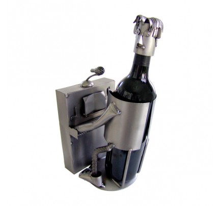Piano Player 1 Bottle Tabletop Wine Rack