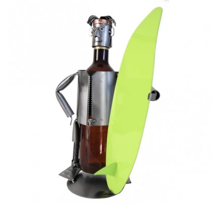 Surfer Wine 1 Bottle Tabletop Wine Rack