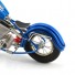 Wire Art Motorcycle Blue - Handmade