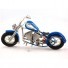 Wire Art Motorcycle Blue - Handmade Aluminium