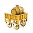 1829 Yellow Stephenson Rocket Steam Locomotive