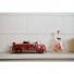 Handcrafted Iron framed 1938 Red Fire Engine Ford 1:40 scaled model