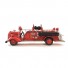 Handcrafted Iron framed 1938 Red Fire Engine Ford 1:40 scaled model