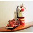 Handcrafted Iron framed 1938 Red Fire Engine Ford 1:40 scaled model