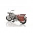 Handcrafted Iron framed 1945 Grey Motorcycle 1:12 scale model