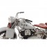 Handcrafted Iron framed 1945 Grey Motorcycle 1:12 scale model