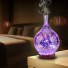 Ultrasonic Glass Aromatherapy Diffuser Humidifier - 3D Firework Light Effect