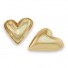 Gold Modern Heart Jewelry Box - Single Initial Etching