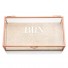 Personalized  Glass Jewelry Box With Rose Gold Edges