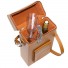 Royce Leather Connoisseur Wine Carrier - Genuine Leather Case