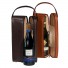 Royce Leather Single Wine Carrying Case - Genuine Leather