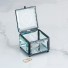 Vintage Inspired Glass Jewellery Box - Modern Monogram Etching