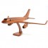 Boeing 737 wooden airplane kiln-dried mahogany 