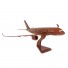 Airbus A350 Wooden Airplane | A350 Mahogany Wooden Model