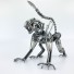 Crawling Alien Metal Sculpture model | Scrap Metal Sculpture Art 