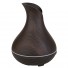 Wood Grain Aroma Diffuser, Essential Oil Diffuser with Mini Vase Tulip