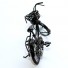 Girls Bicycle Sculpture Model Metal Art