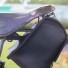 Bicycle Saddle Bag / Handlebar / Frame Bag in Black Red stitching