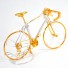 Gold mountain Bicycle Wire Art Model - handmade bike
