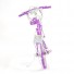 Girl Bicycle Wire Art Sculpture - Magenta color handmade bike