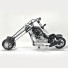 Harley-Davidson Aluminium Wire Art Sculpture Motorcycle Model - Black