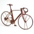 Bicycle Wire Art Sculpture handmade bike copper color - men's gear