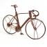 Bicycle Wire Art Sculpture handmade bike copper color - men's gear