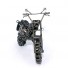 Metal Dual Sport : Motorcycle Metal Sculpture - 23cm, Silver (SPO4)
