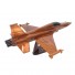 F-16 Falcon Fighter Aircraft Wooden Model