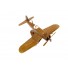 F4U-4 Corsair Natural Mohogany Wood : Military Aircraft Model